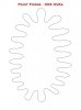 Paint Forge PFST005L STENCIL - OVAL